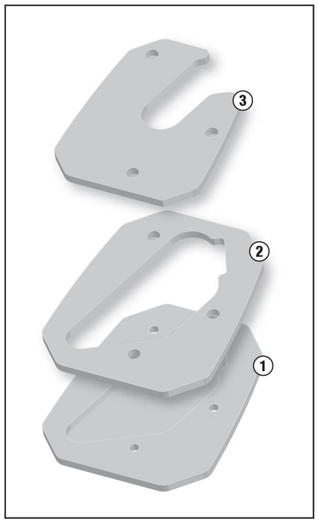 SEMELLE DE BÉQUILLE LATÉRALE GIVI POUR SUZUKI V-STROM 650 2004 A 2026 / RGES3101