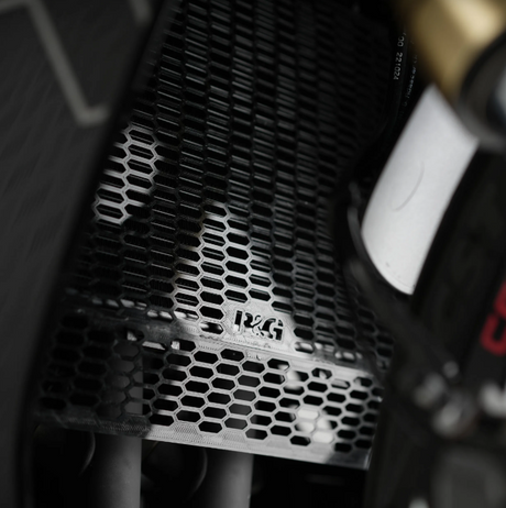 GRILLE PROTECTION DE RADIATEUR D'EAU CF MOTO 450SR 2023 À 2025 ET 450SS 2023 À 2025 R&G RACING / RRRAD0319PROBK