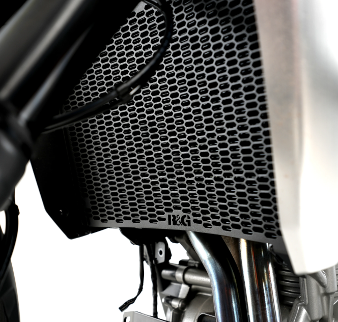 GRILLE PROTECTION DE RADIATEUR D'EAU KOVE 800 X PRO 2024 À 2025 ET 800 X RALLY 2025 R&G RACING / RRRAD0361PROBK