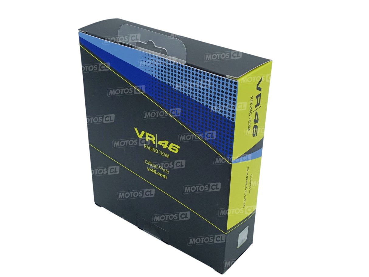 POIGNEES VR46 RACING GRIP DIAMETRE 22MM LONGUEUR 120MM JAUNE FLUO-NOIR BARRACUDA / RBN1026-Y-VR46