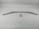 GUIDON RENTHAL 749 ROAD WIDE DIAMÈTRE 22MM ALUMINIUM ANODISÉ LOGO GRIS / 749-02-SI