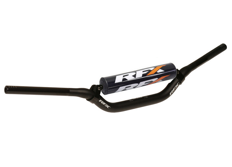 GUIDON RFX PRO F8 28,6MM ÉQUIVALENTS RENTHAL 7/8" 971-FATBAR 604-TWINWALL 997 RC/HONDA CRF-KAWASAKI KX KXF-BETA-HUSQVARNA-KTM SXF-SUZUKI RMZ ANODISÉ NOIR / RRFXHB8000199BK