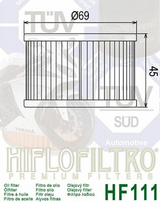 FILTRE À HUILE HIFLOFILTRO HF111 HONDA / RHHF111