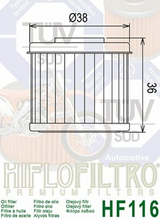 FILTRE À HUILE HIFLOFILTRO HF116 HONDA-HUSQVARNA-POLARIS / RHHF116