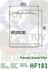 FILTRE À HUILE HIFLOFILTRO HF183 ITALJET-MALAGUTI-PEUGEOT-PIAGGIO / RHHF183