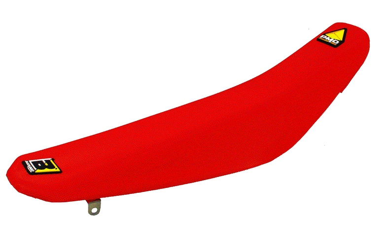 HOUSSE DE SELLE ANTIDÉRAPANTE PYRAMID ROUGE HONDA CRF250R 2022 À 2025-CRF250R WE 2025-CRF250RX ENDURO 2022 À 2025-CRF450R 2021 À 2025-CRF450R WE 2025-CRF450RX ENDURO 2021 À 2025 BLACKBIRD / RB1149G/01