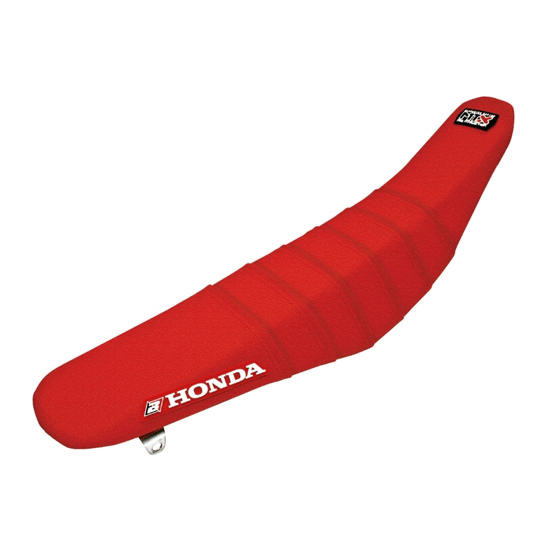 HOUSSE DE SELLE ANTIDÉRAPANTE MULTI-TRACTION RÉPLICA ROUGE HONDA CRF250R 2022 À 2025-CRF250R WE 2025-CRF250RX ENDURO 2022 À 2025-CRF450R 2021 À 2025-CRF450R WE 2025-CRF450RX ENDURO 2021 À 2025 BLACKBIRD / RB1149M