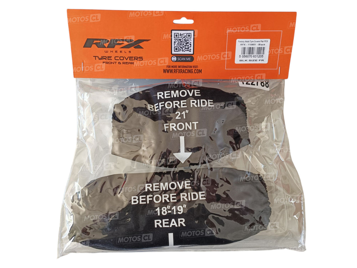 HOUSSES DE PROTRECTION POUR PNEUS AVANT 21" ET ARRIÈRE 18"-19" RFX / RFFXTC1000099BK