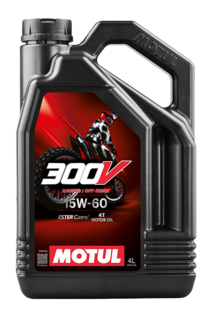 HUILE MOTUL 300V FACTORY LINE 4TPS 15W60 OFF ROAD BIDON 4L / 104138