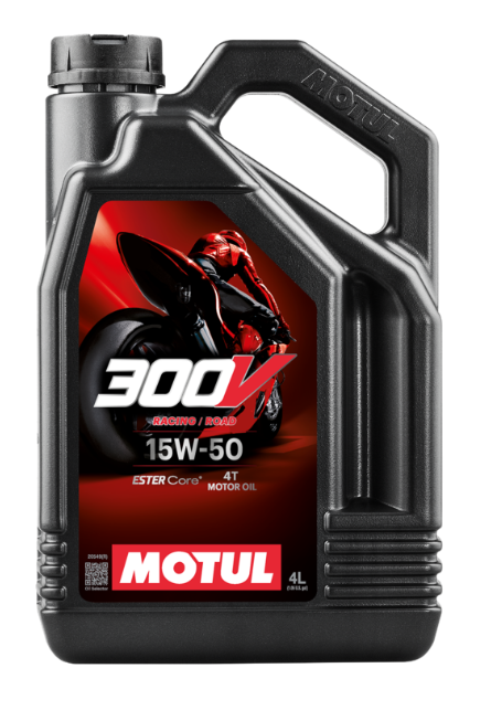 HUILE MOTUL 300V FACTORY LINE 4TPS 15W50 ROAD BIDON 4L / 104129