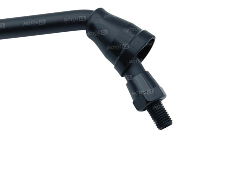 RÉTROVISEUR CHAFT GAUCHE VENTURA NOIR ET CARBONE HOMOLOGUÉ Ø10MM / RCIN1007