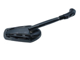 RÉTROVISEUR CHAFT GIPSY NOIR ET NOIR MAT HOMOLOGUÉ RÉGLABLE ET RÉVERSIBLE Ø10MM / RCIN513