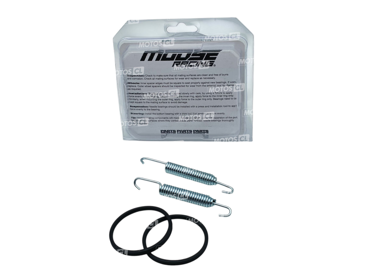 KIT RESSORTS ET JOINTS D'ÉCHAPPEMENT POUR YAMAHA 125YZ 2006 À 2022 / RM823143MSE