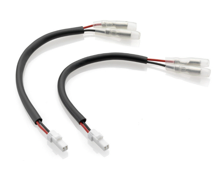 KIT CÂBLES 2 PIÈCES POUR RÉTROVISEURS AVEC CLIGNOTANTS LED OU CLIGNOTANTS LED RIZOMA DUCATI-HUSQVARNA-KTM-MV AGUSTA-YAMAHA / RREE047H