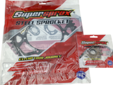 KIT CHAÎNE KAWASAKI KXF250 2011 À 2018 ET KX250 2019 À 2026 13X50 AVEC CHAÎNE D.I.D NOIR 520VX3 X-RING PIGNON-COURONNE SUPERSPROX ACIER / RM106016651