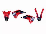 KIT DÉCO DREAM GRAPHIC 5 AUTOCOLANT POUR HONDA CRF250R-CRF250R WE-CRF250RX ENDURO 2025 ET CRF450R-CRF450R WE-CRF450RX ENDURO 2025 BLACKBIRD / RB2150AB