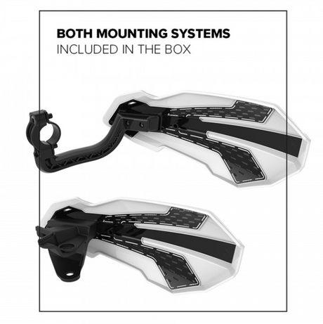 PROTEGE-MAINS POLISPORT MX FLOW ROUGE-NOIR CRF250R CRF250RX CRF450R CRF450RX 2021 À 2025 HONDA / 8308200023