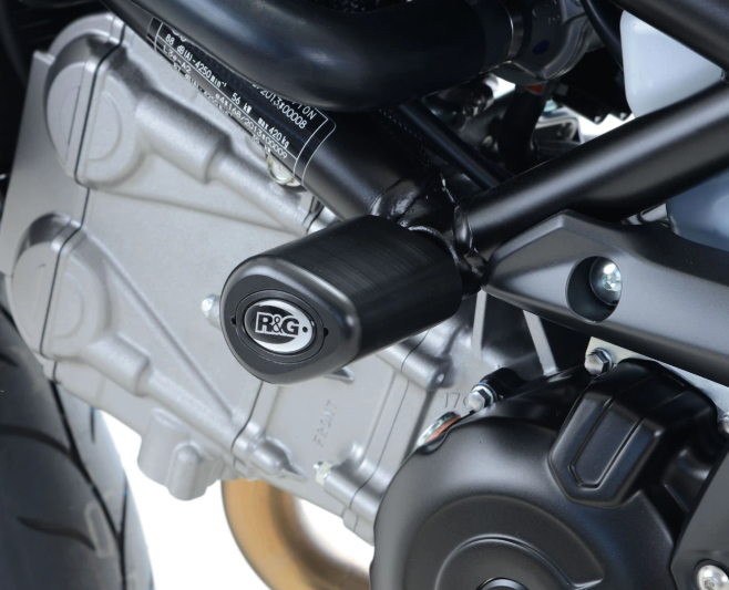 TAMPONS DE PROTECTION SUZUKI SV650 2017 À 2025-SV650X 2018 À 2024-SVF GLADIUS 650 2009 À 2015 AÉRO R&G RACING / RRCP0255BL