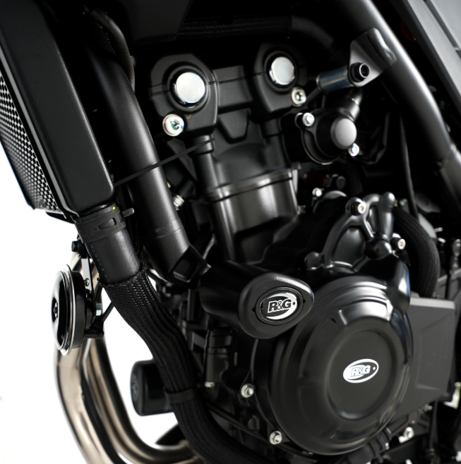 TAMPONS DE PROTECTION HONDA CB500F 2013 À 2015-CB 500 HORNET 2024 À 2025-CB500X 2013 À 2022-NX500 2024 AÉRO R&G RACING / RRCP0342BL