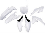 KIT PLASTIQUE UFO POUR YAMAHA 65YZ 2018 À 2026 COULEUR BLANC / RUYAKIT322@046