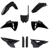 KIT PLASTIQUE HONDA CRF250R-CRF250R WE-CRF450R-CRF450R WE 2025 COULEUR NOIR POLISPORT / RP91600