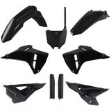 KIT PLASTIQUE RESTYLING HONDA CRF250R ET CRF450R 2021 À 2024 COULEUR NOIR EN LOOK CRF 2025 POLISPORT / RP91619