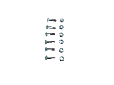 KIT 6 VIS ET ÉCROUS POUR COURONNE M8X31MM HONDA-KAWASAKI-SUZUKI-YAMAHA MOOSE RACING / RM2008-HSM