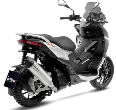 SILENCIEUX SR GT 125/SPORT APRILIA HOMOLOGUÉ LEOVINCE  LV ONE EVO INOX COUPELLE DE SORITE EN CARBONE 2022 A 2024 / RL14408EK