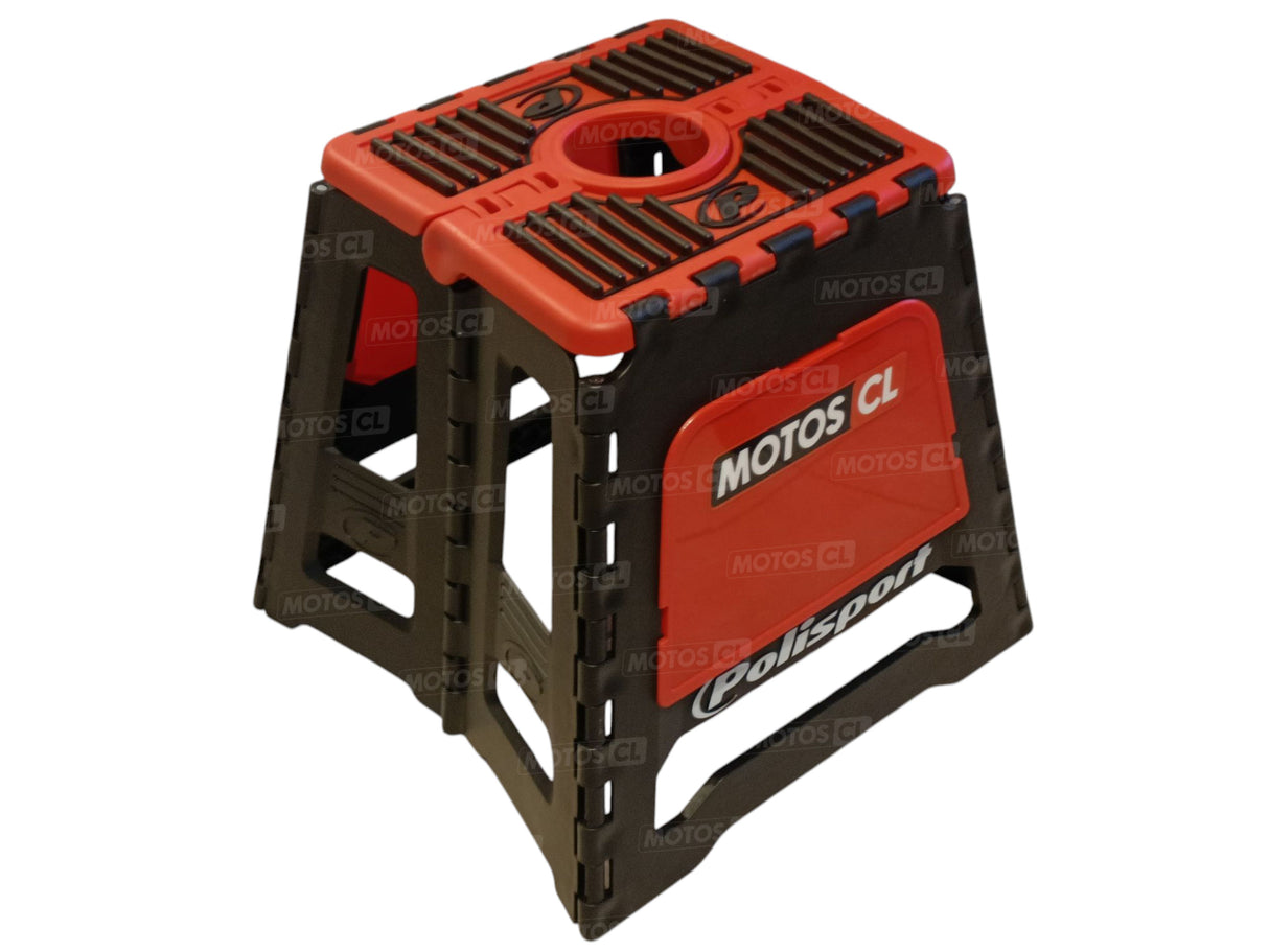 LÈVE-MOTO TOUT-TERRAIN FIXE POLISPORT REPLIABLE ROUGE-NOIR / RP8981500004