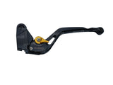 LEVIER D'EMBRAYAGE SYNTO ABM (KH31) EN ALUMINIUM USINÉ CNC LONG NOIR RÉGLABLE HOMOLOGUÉ KAWASAKI / RA101030-H15-V12