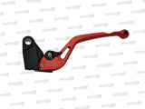 LEVIER D'EMBRAYAGE SYNTO ABM (KH31) EN ALUMINIUM USINÉ CNC LONG ROUGE RÉGLABLE HOMOLOGUÉ KAWASAKI / RA101030-H17-V15