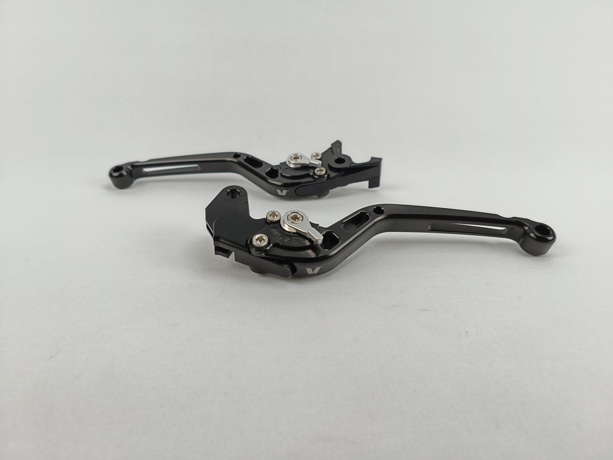LEVIERS ALU TAILLÉ MASSE RÉGLABLES NOIR MOLETTE ALU 600GSR 750GSR 600-750-1000GSXR GLADIUS DL650 TL1000S SUZUKI V PARTS / 1067127