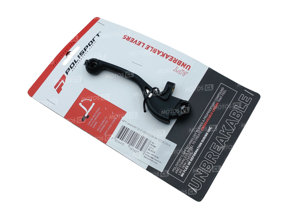 JEU DE LEVIERS POLISPORT APT INCASSABLES POUR 125YZ-250YZ-250YZF-450YZF 2009 À 2026 ET YZ250X-YZF250X-YZF450X YAMAHA / RP91580