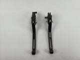 LEVIERS ALU TAILLÉ MASSE RÉGLABLES NOIR MOLETTE ALU 600GSR 750GSR 600-750-1000GSXR GLADIUS DL650 TL1000S SUZUKI V PARTS / 1067127