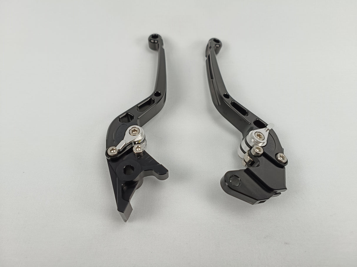 LEVIERS ALU TAILLÉ MASSE RÉGLABLES NOIR MOLETTE ALU 600GSR 750GSR 600-750-1000GSXR GLADIUS DL650 TL1000S SUZUKI V PARTS / 1067127