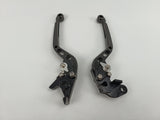 LEVIERS ALU TAILLÉ MASSE RÉGLABLES NOIR MOLETTE ALU 600GSR 750GSR 600-750-1000GSXR GLADIUS DL650 TL1000S SUZUKI V PARTS / 1067127