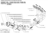 RÉDUCTEUR DE BRUIT AKRAPOVIC POUR SILENCIEUX DROIT Z1000 ET Z1000SX 2010 À 2013 + LIGNE 4/1 2010 À 2020 + 4/2 2010 À 2013 KAWASAKI / RAV-TUV002