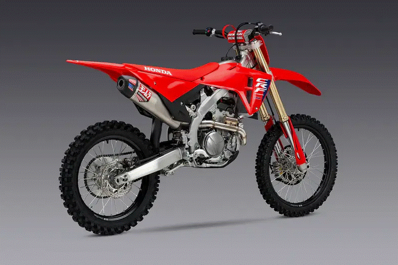 LIGNE COMPLÈTE YOSHIMURA USA RS-12 SIGNATURE SÉRIES INOX CASQUETTE CARBONE HOMOLOGUÉ FIM CRF250R 2025 À 2026-CRF250R WE 2025 À 2026-CRF250RX ENDURO 2025 À 2026 HONDA / RY228460S520