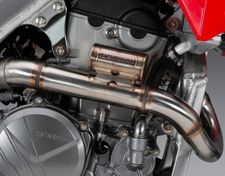 COLLECTEUR YOSHIMURA INOX DE REMPLACEMENT POUR LIGNE COMPLÈTE YOSHIMURA USA RS-12 SIGNATURE SÉRIES (RY228460S520) CRF250R 2025 À 2026-CRF250R WE 2025 À 2026-CRF250RX ENDURO 2025 À 2026 HONDA / RY22846-104F