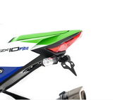 SUPPORT DE PLAQUE KAWASAKI ZX10R ET ZX10RR 2021 À 2025 R&G RACING / RRLP0306BK