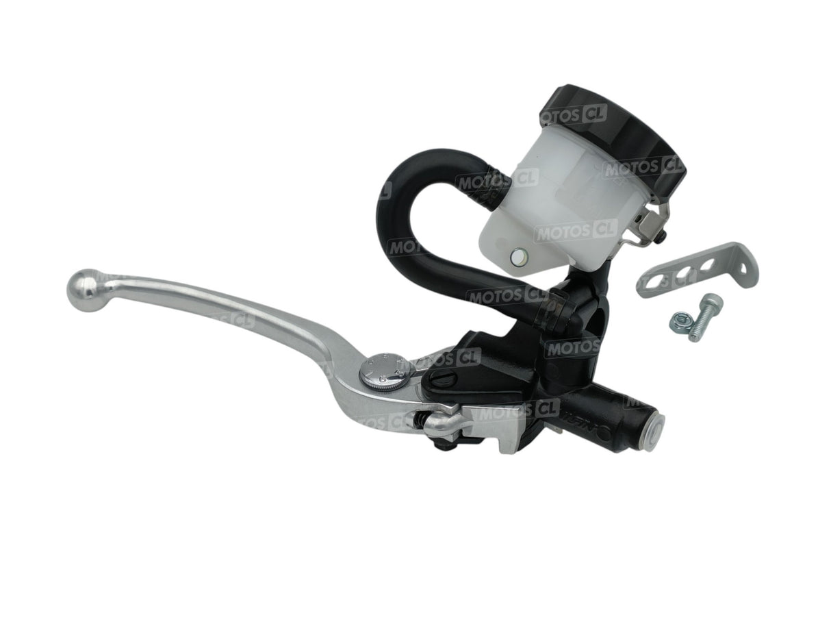 MAÎTRE-CYLINDRE SPORT DE FREIN AVANT AXIAL Ø15,87MM NOIR ET LEVIER ALU NISSIN / RNADFM-1001-0SR-S