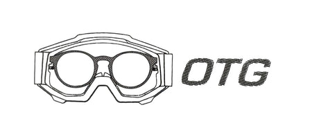 MASQUE OTG PROGRIP VISION BASE SÉRIE 3300 NOIR ET BLANC SPÉCIAL PORTEUR DE LUNETTE / RP3300TRNBL