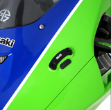 OBTURATEURS DE RÉTROVISEURS KAWASAKI ZX-10R ET ZX-10RR R&G RACING NOIR / RRMBP0024BK