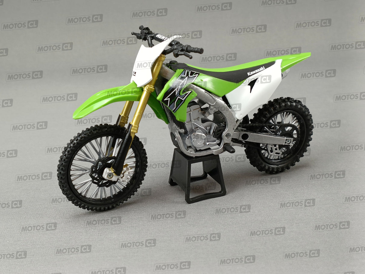 MINIATURE MOTOCROSS KAWASAKI KXF450F 1/12ÈME / RN085-58103