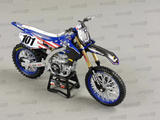 MINIATURE MOTOCROSS YAMAHA STAR RACING TEAM YZF450 N°101 NATION 2022 ELI TOMAC 1/12ÈME / RN085-58423