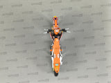 MINIATURE MOTOCROSS KTM 450SX-F FACTORY RACING TEAM 2022 N°7 ARON PLESSINGER 1/12ÈME / RN085-58363