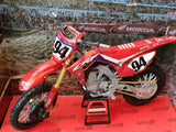 MINIATURE MOTOCROSS HONDA HRC 450CRF-R N°94 KEN ROCZEN 1/12ÈME / RN085-58263