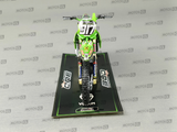 MINIATURE MOTOCROSS KAWASAKI KXF 250 BUB RACING N°317 MATHIS VALIN 1/12ÈME / RN085-58143SS