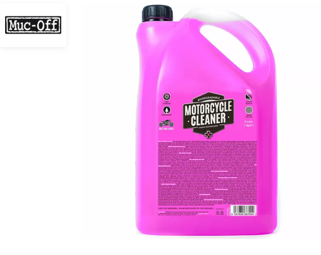 NETTOYANT POUR MOTO MUC-OFF NANO TECH MOTORCYCLE CLNR BIDON 5 LITRES / MM667