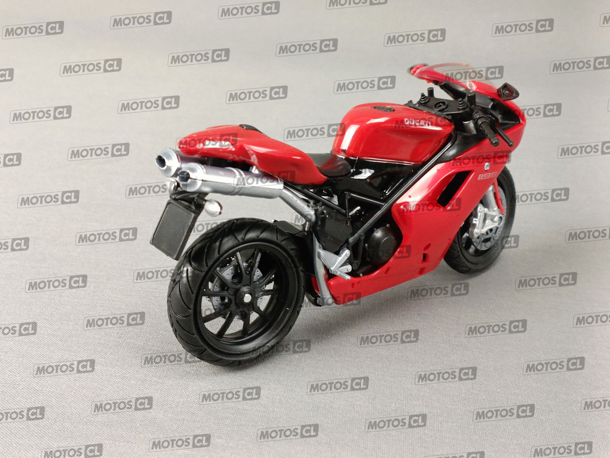 MINIATURE MOTO DUCATI 1198S ROUGE 1/12ÈME / RN085-57143